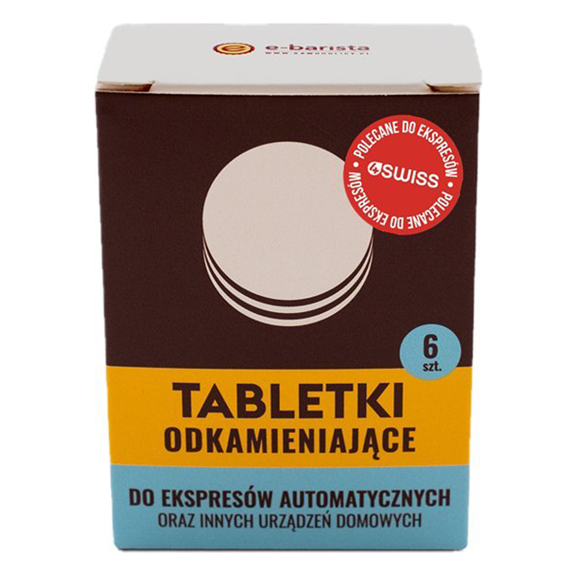 Tabletki odkamieniające do ekspresów do kawy 6 szt. (by E-barista)