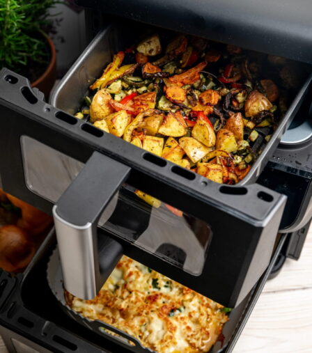 Szybki obiad z air fryer – 7 sprawdzonych pomysłów na sycący posiłek w 20 minut